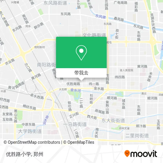 优胜路小学地图