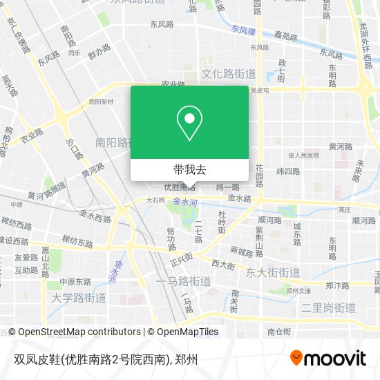 双凤皮鞋(优胜南路2号院西南)地图