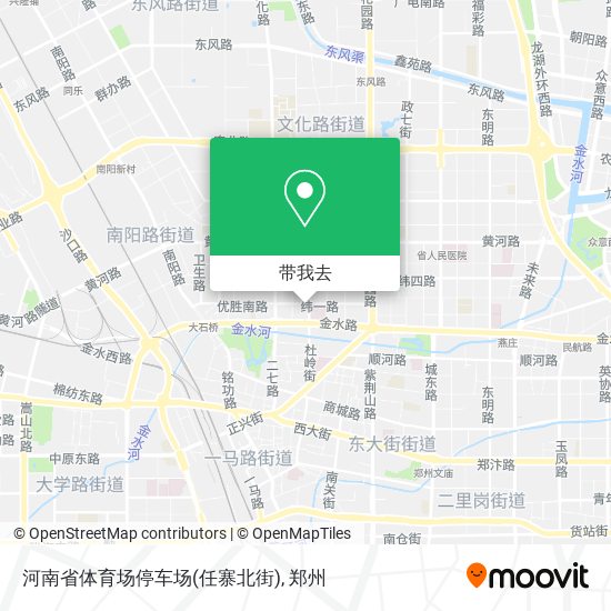 河南省体育场停车场(任寨北街)地图