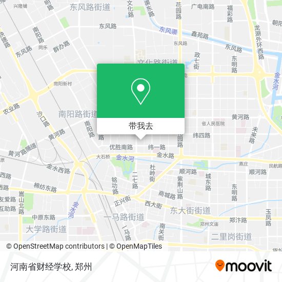 河南省财经学校地图