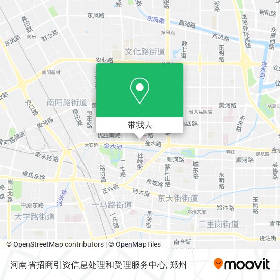 河南省招商引资信息处理和受理服务中心地图
