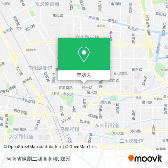 河南省豫剧二团商务楼地图