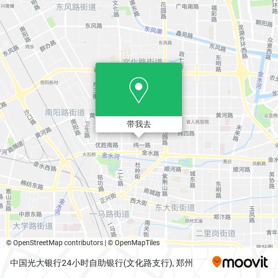 中国光大银行24小时自助银行(文化路支行)地图