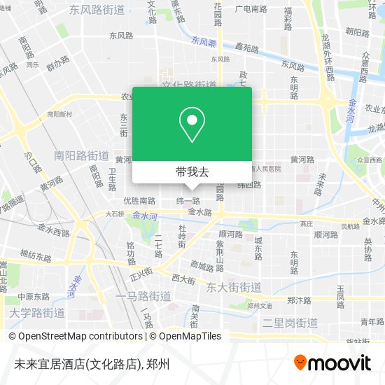 未来宜居酒店(文化路店)地图