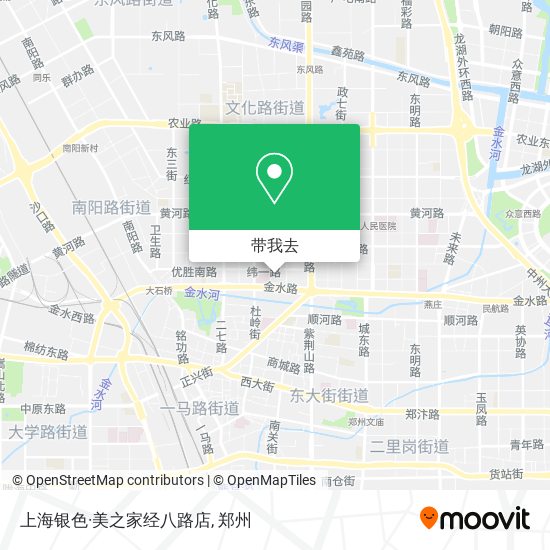 上海银色·美之家经八路店地图