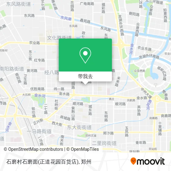 石磨村石磨面(正道花园百货店)地图