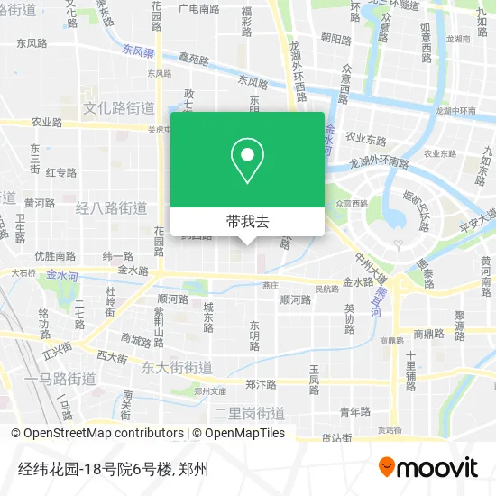 经纬花园-18号院6号楼地图