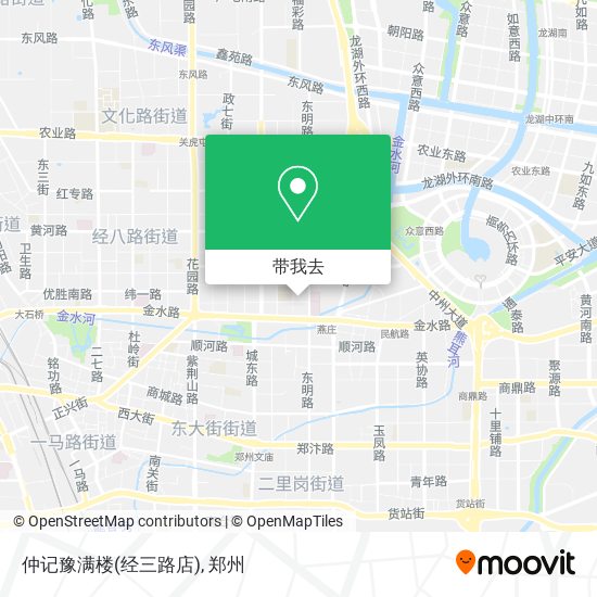 仲记豫满楼(经三路店)地图