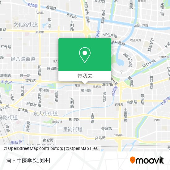河南中医学院地图