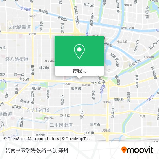 河南中医学院-洗浴中心地图