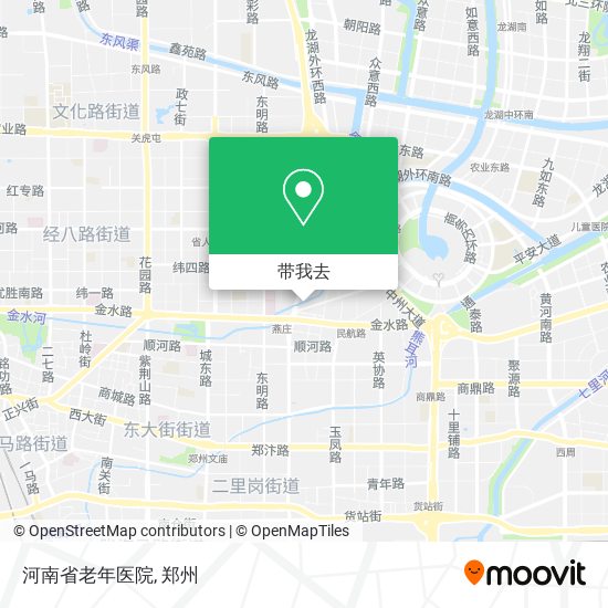 河南省老年医院地图