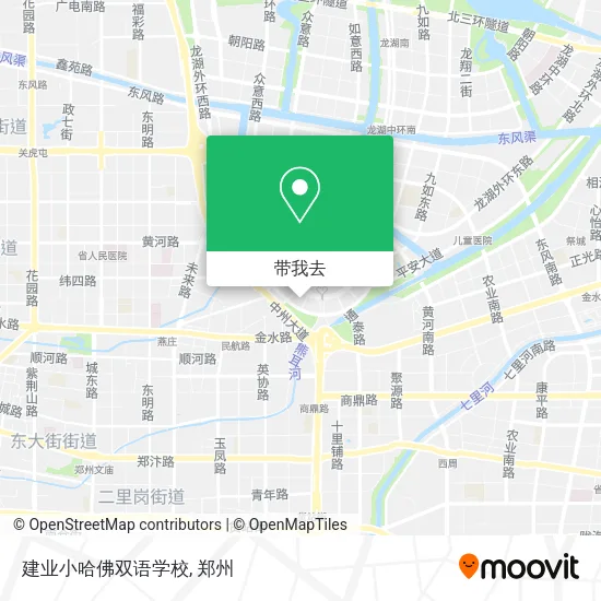 建业小哈佛双语学校地图