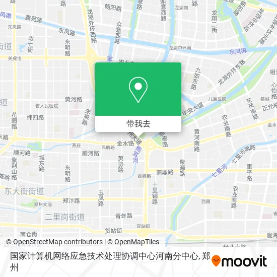 国家计算机网络应急技术处理协调中心河南分中心地图