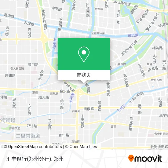 汇丰银行(郑州分行)地图