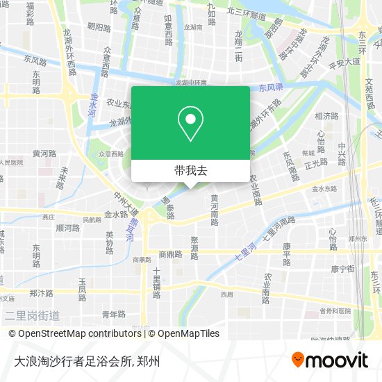 大浪淘沙行者足浴会所地图