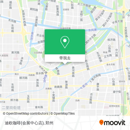 迪欧咖啡(会展中心店)地图