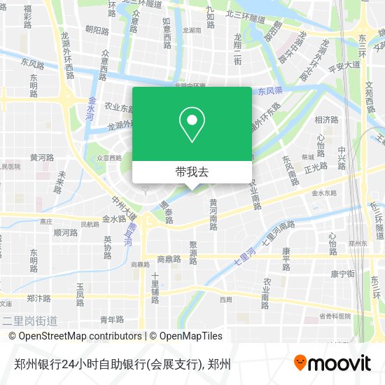 郑州银行24小时自助银行(会展支行)地图