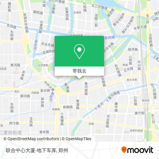 联合中心大厦-地下车库地图