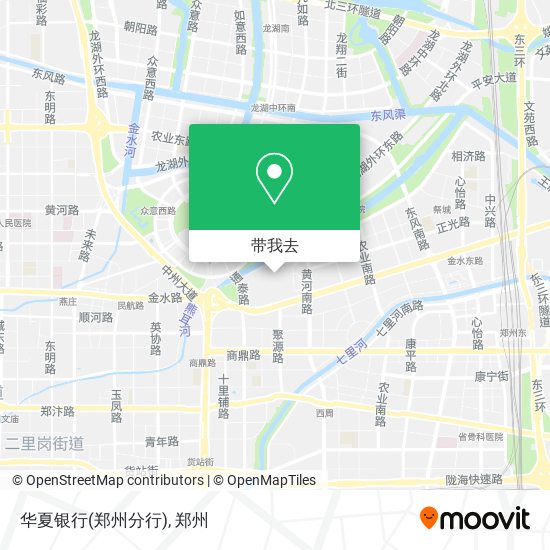 华夏银行(郑州分行)地图