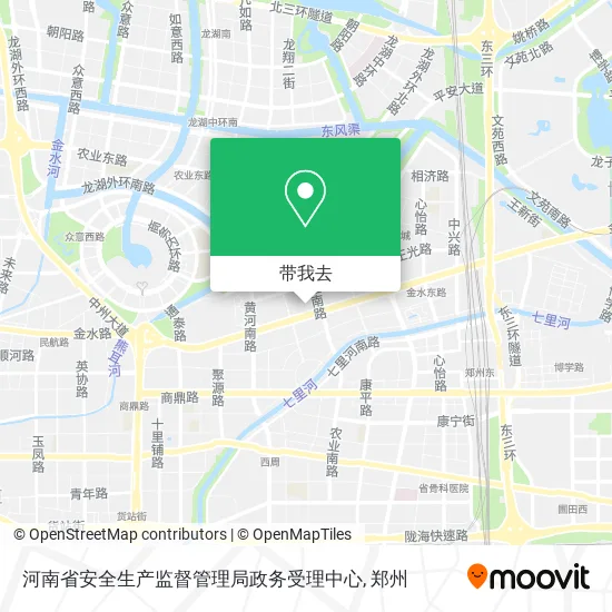 河南省安全生产监督管理局政务受理中心地图