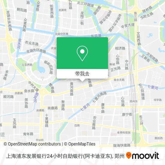 上海浦东发展银行24小时自助银行(阿卡迪亚东)地图