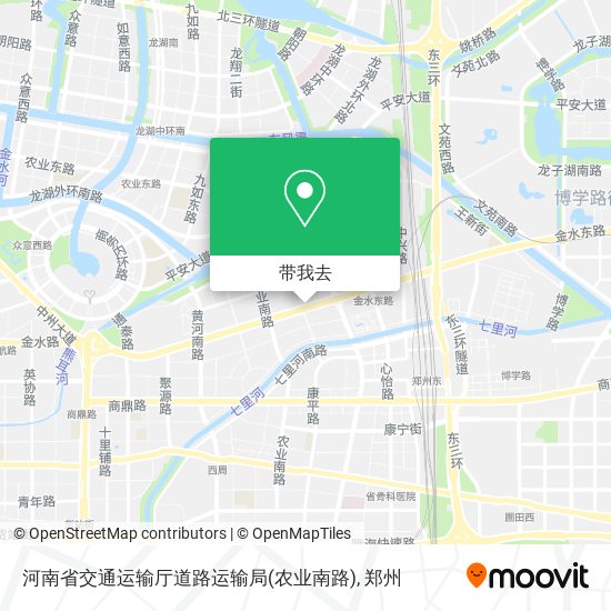 河南省交通运输厅道路运输局(农业南路)地图