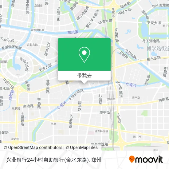 兴业银行24小时自助银行(金水东路)地图