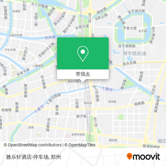 雅乐轩酒店-停车场地图