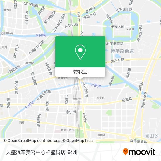 天盛汽车美容中心祥盛街店地图