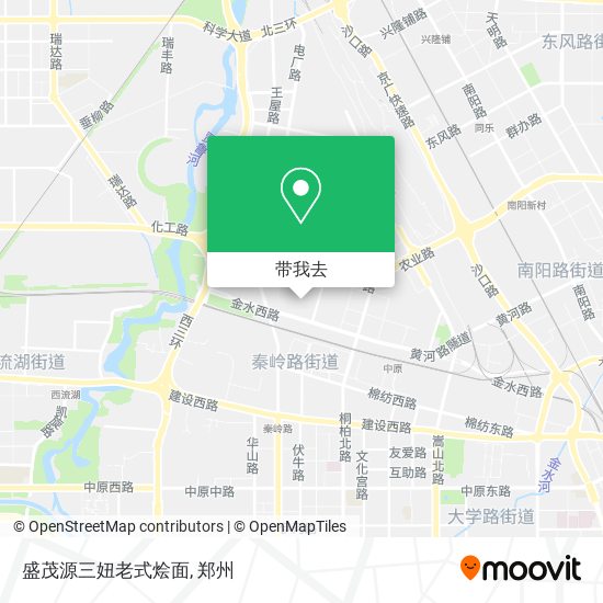 盛茂源三妞老式烩面地图