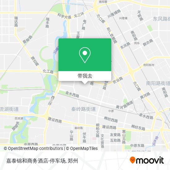 嘉泰锦和商务酒店-停车场地图