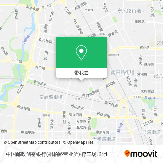 中国邮政储蓄银行(桐柏路营业所)-停车场地图