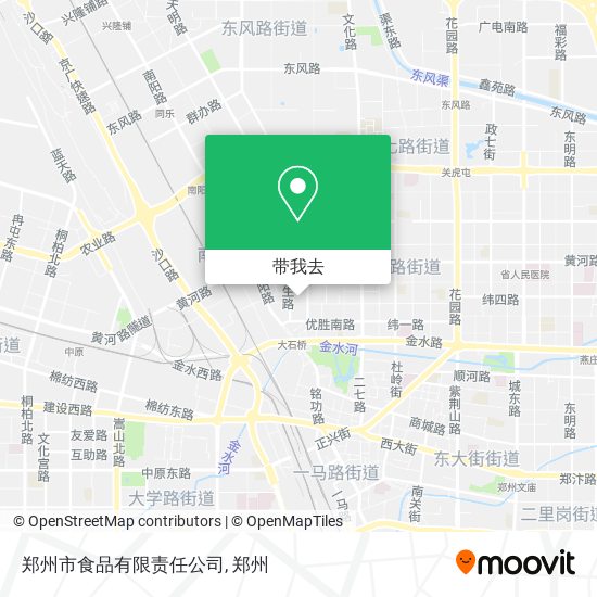 郑州市食品有限责任公司地图