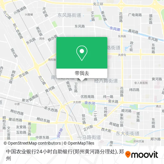 中国农业银行24小时自助银行(郑州黄河路分理处)地图