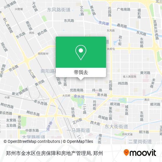 郑州市金水区住房保障和房地产管理局地图