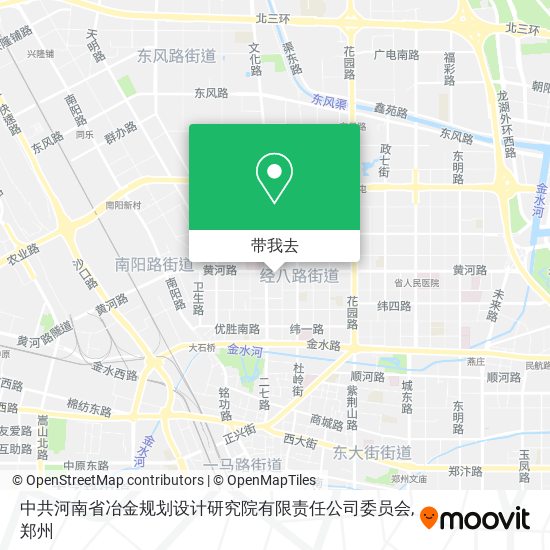 中共河南省冶金规划设计研究院有限责任公司委员会地图