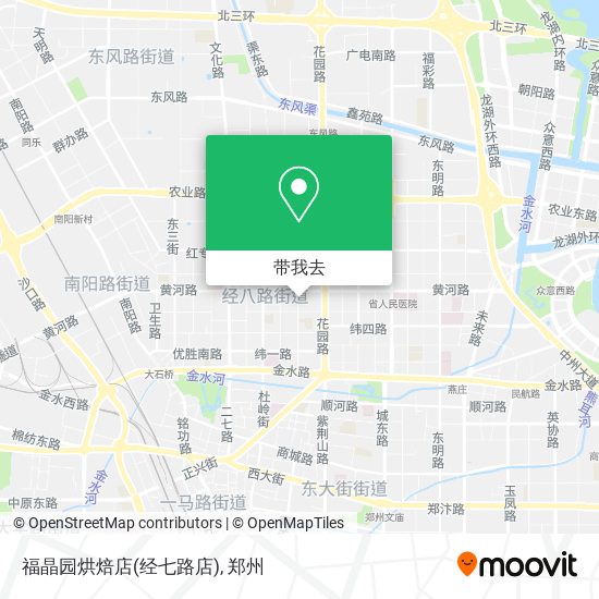 福晶园烘焙店(经七路店)地图