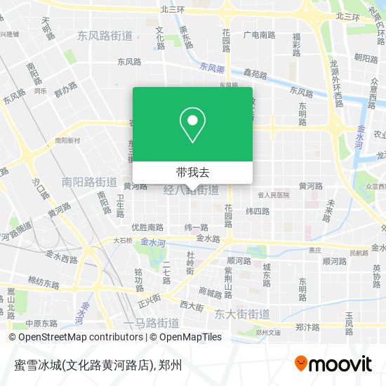 蜜雪冰城(文化路黄河路店)地图