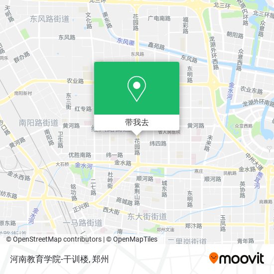河南教育学院-干训楼地图