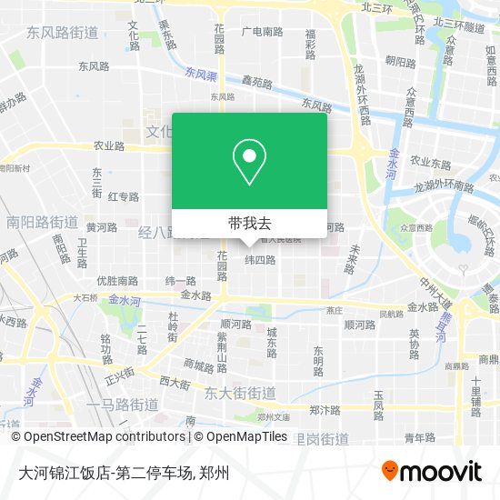 大河锦江饭店-第二停车场地图