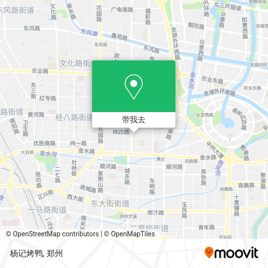 杨记烤鸭地图
