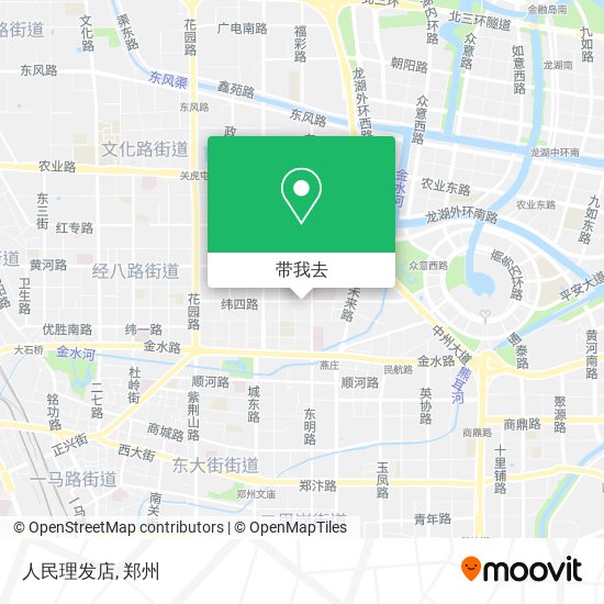 人民理发店地图