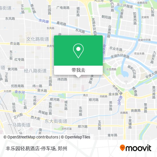 丰乐园轻易酒店-停车场地图