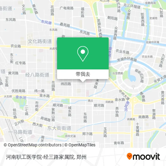 河南职工医学院-经三路家属院地图