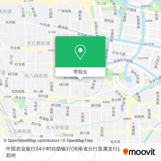 中国农业银行24小时自助银行(河南省分行直属支行)地图