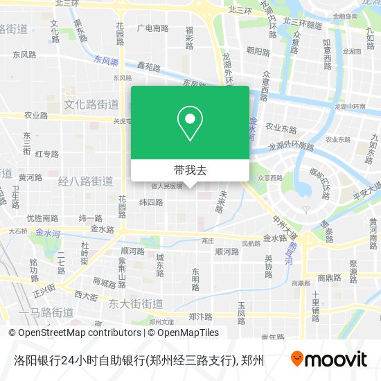 洛阳银行24小时自助银行(郑州经三路支行)地图