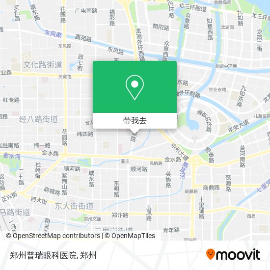 郑州普瑞眼科医院地图