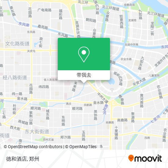 德和酒店地图
