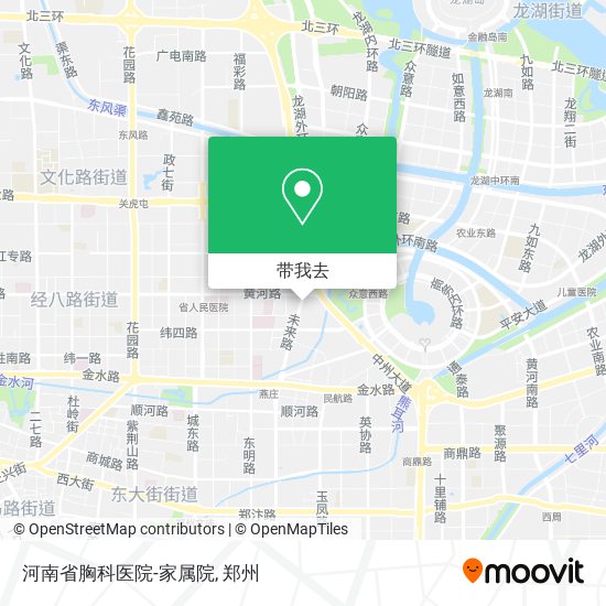 河南省胸科医院-家属院地图