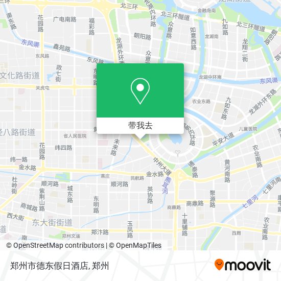 郑州市德东假日酒店地图